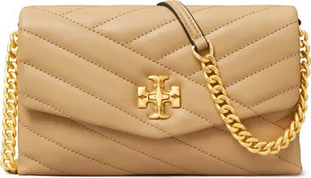 Kira Chevron Quilted Leather Wallet on a Chain | Nordstrom