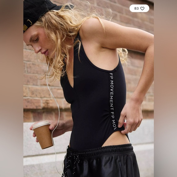 Free People Movement Never Better Logo Bodysuit | Poshmark