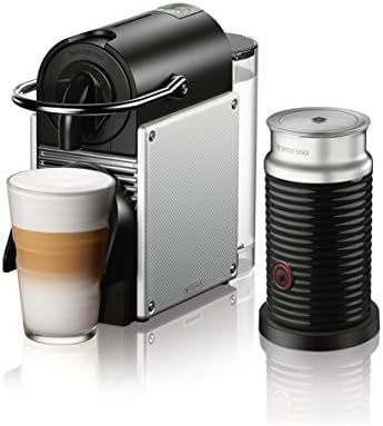 Nespresso Pixie Coffee and Espresso Machine by De'Longhi with Milk Frother, Aluminum | Amazon (US)