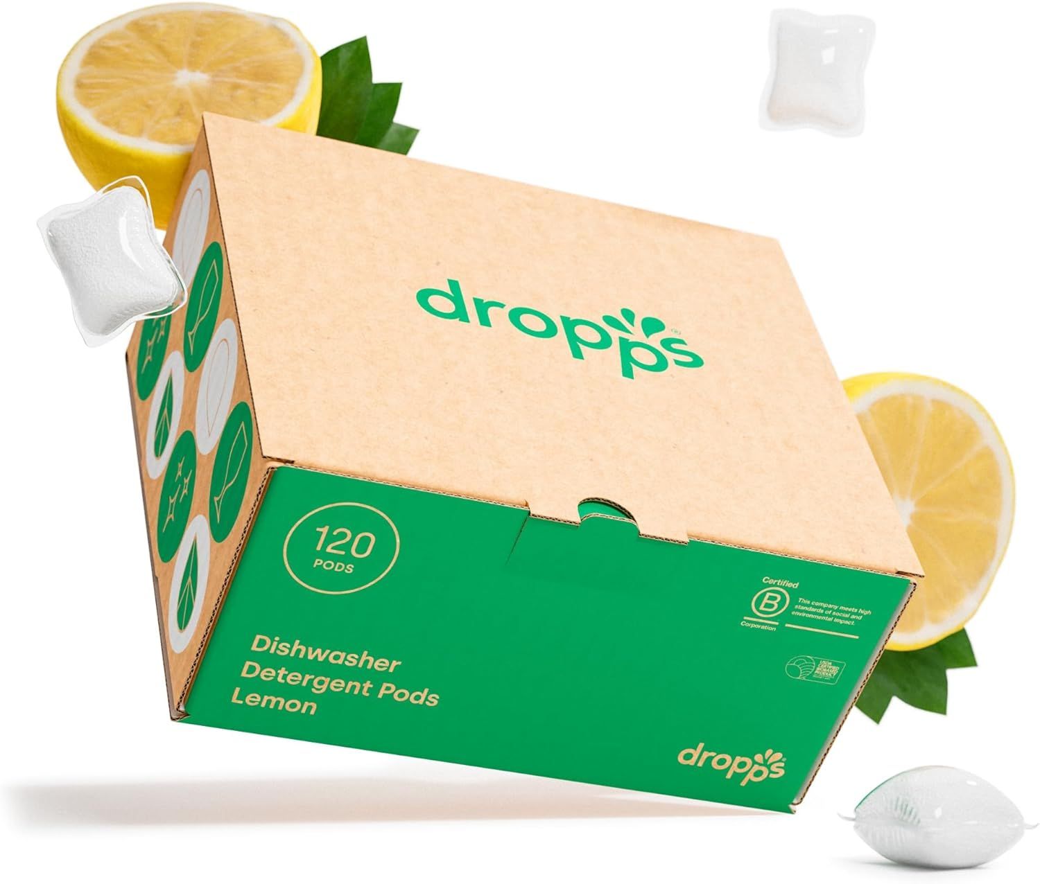 Dropps Dishwasher Detergent Pods: Lemon | 120 Count | Cuts Grease & Fights Stuck On Food | For Sp... | Amazon (US)