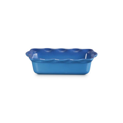 Le Creuset Stoneware Heritage Fluted Loaf Pan, 9 In., Artichaut | Wayfair North America