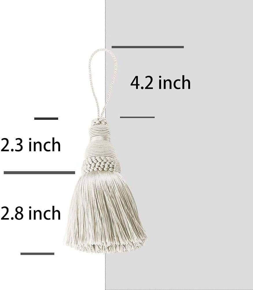 BEL AVENIR Tassel Key Tassel with Loops Handmade Craft Charms DIY Accessories Elegant Soft Making... | Amazon (US)