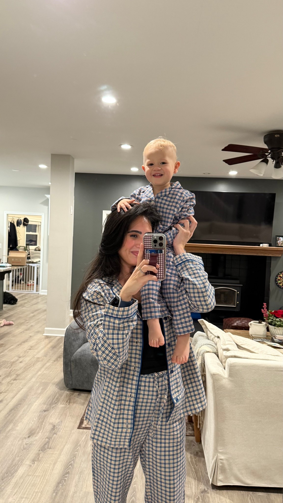 Matching Christmas pjs for the fam! True to size! Quality is incredibly good. 100% combed cotton sueded. Pants have pockets! 

#LTKFindsUnder100 #LTKSaleAlert