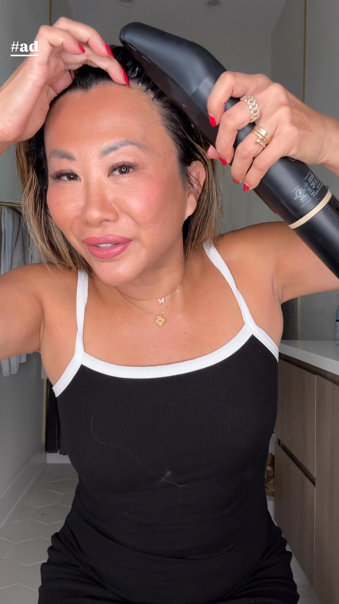 #ad Apply in your hair in just 5 minutes!  @lorealparis Colorsonic device is AMAZING and I picked it up @target with my color Soft Black Natural #2! Colors your hair seamlessly with little mess and stunning results. I touch up my roots between my hair salon visits. It is like combing your hair with the device with a soft head massage. Do your full hair or root touch-ups like me, this device is one of a kind! Check it out!  #liketkit @targetstyle #target #targetpartner #colorsonic #TargetStyle #lorealparis

#LTKSaleAlert #LTKBeauty #LTKVideo