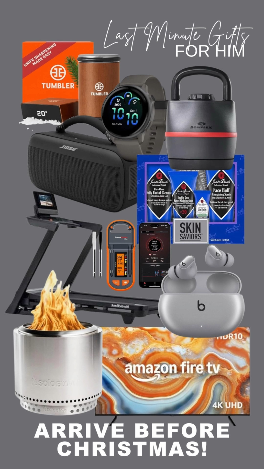 Great news! These last-minute gifts for him arrive in time for Christmas! 🎄✨ 

I’ve rounded up the best Amazon gift ideas for him guaranteed to ship fast and make his holiday special.

From high-tech gadgets and fitness gear to premium skincare and outdoor essentials, these are the top-rated picks he actually wants. Whether he’s a tech lover, a grill master, or a gym rat, Amazon has you covered for those last-minute Christmas gifts. 🎁

#AmazonFinds #LastMinuteGifts #GiftsForHim

#LTKMens #LTKGiftGuide #LTKSaleAlert
