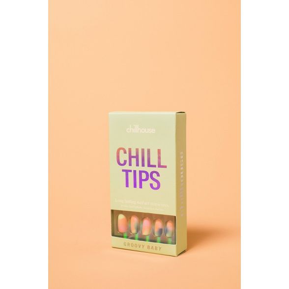 Chillhouse Chill Tips False Nails - Groovy Baby - 24ct | Target
