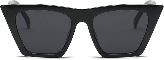 FEISEDY Vintage Square Cat Eye Sunglasses Women Trendy Cateye Sunglasses B2473 | Amazon (US)