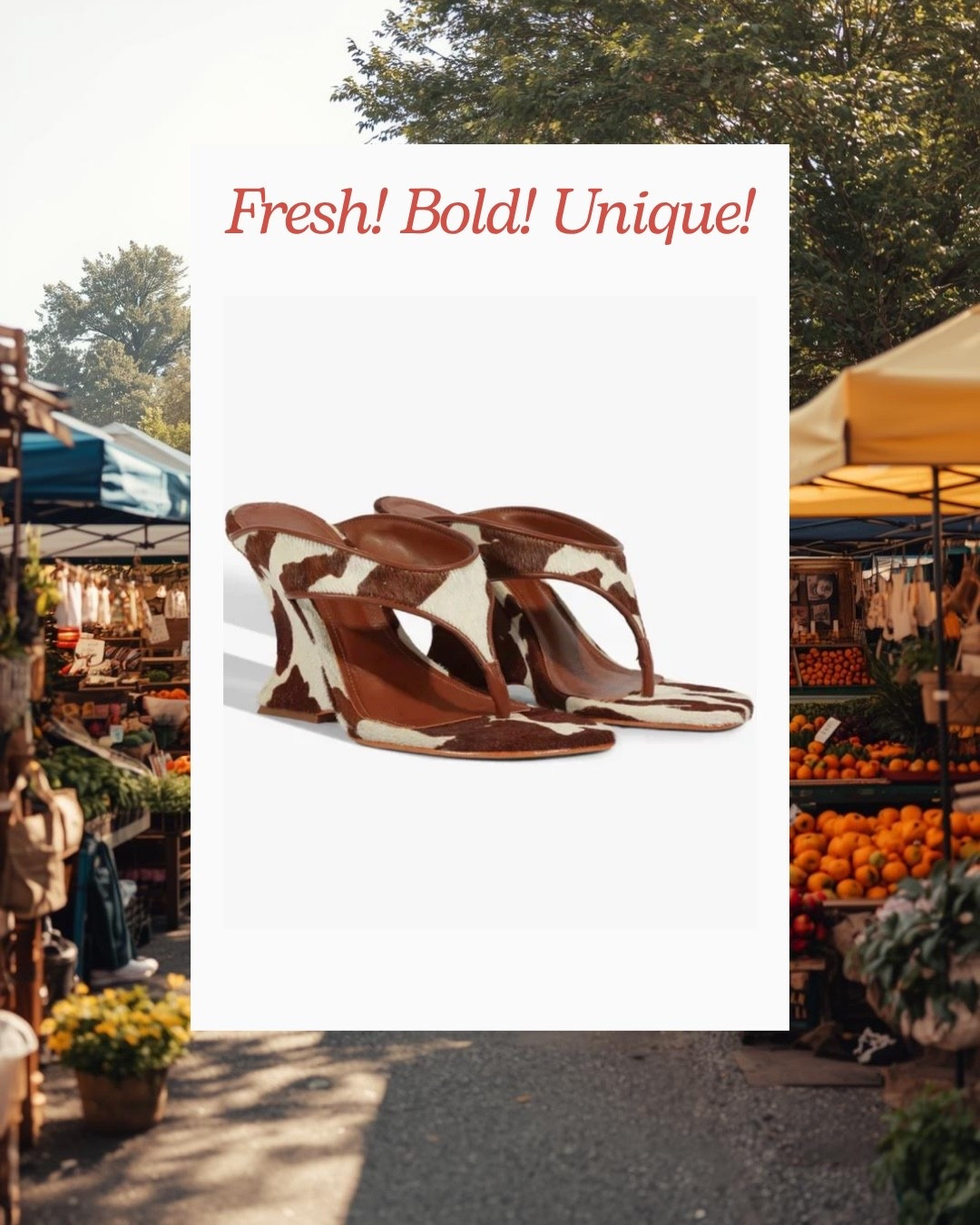Wild texture meets sculptural form in the Maya Wild Sandal in pearl pony, where hair calf elevates the thong silhouette atop a bold wedge heel. Pair with monochrome looks or fluid tailoring for standout summer nights

#LTKMidsize #LTKootd #LTKTravel
