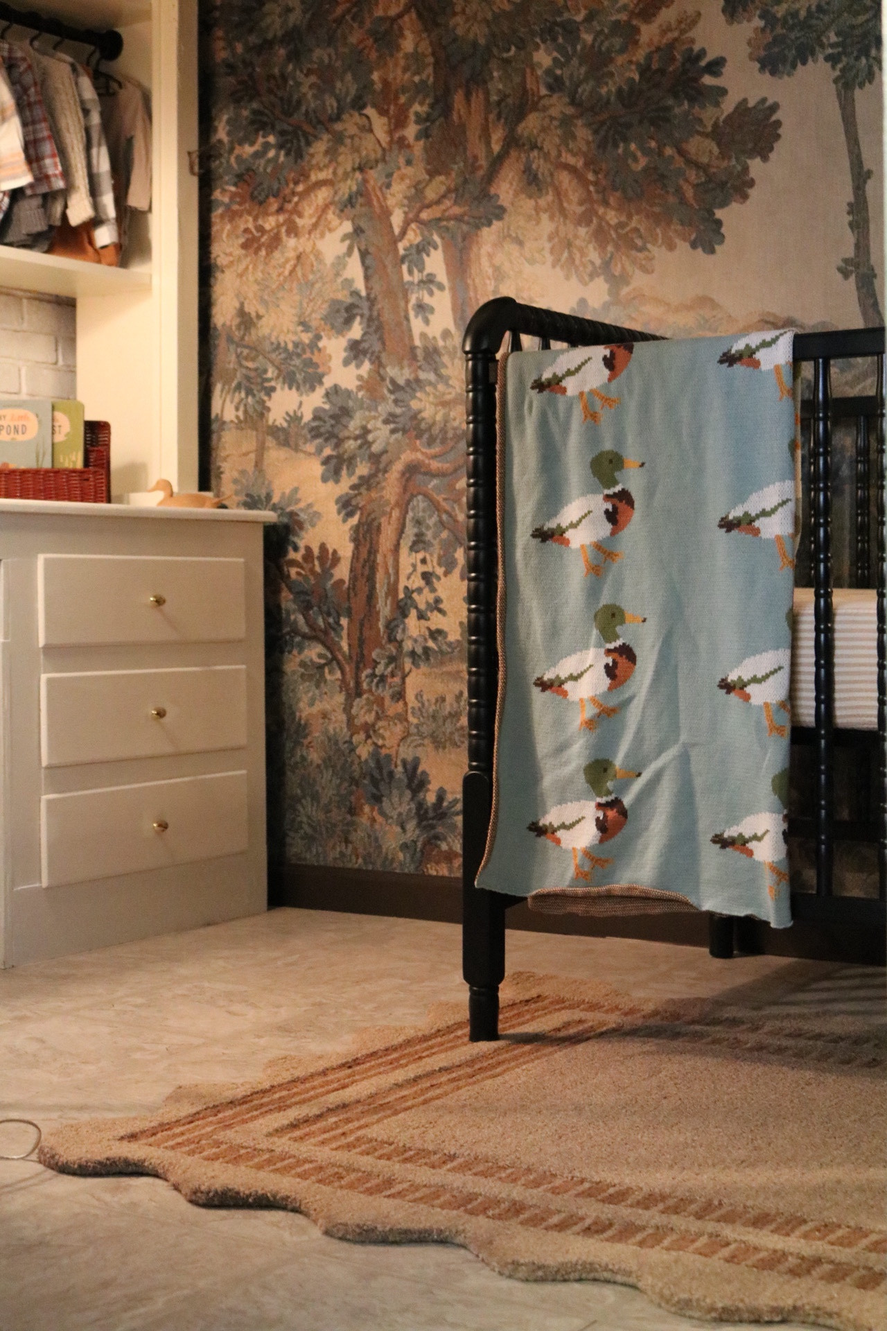 Boy nursery decor 
Woodland nursery 
Jenny Lind crib 

#LTKHome #LTKBaby #LTKmomlife