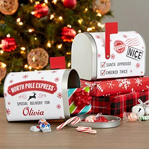 Special Delivery from Santa Personalized Christmas Metal Mailbox | Personalization Mall