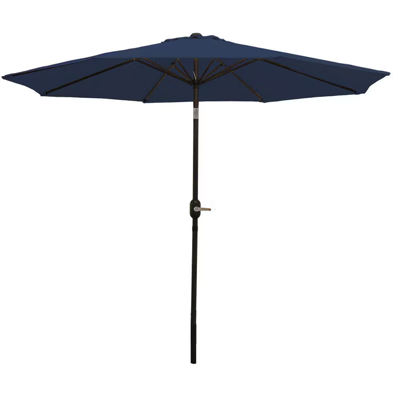 Sunnydaze Outdoor Aluminum Patio Table Umbrella with Polyester Canopy and Push Button Tilt and Cr... | Target