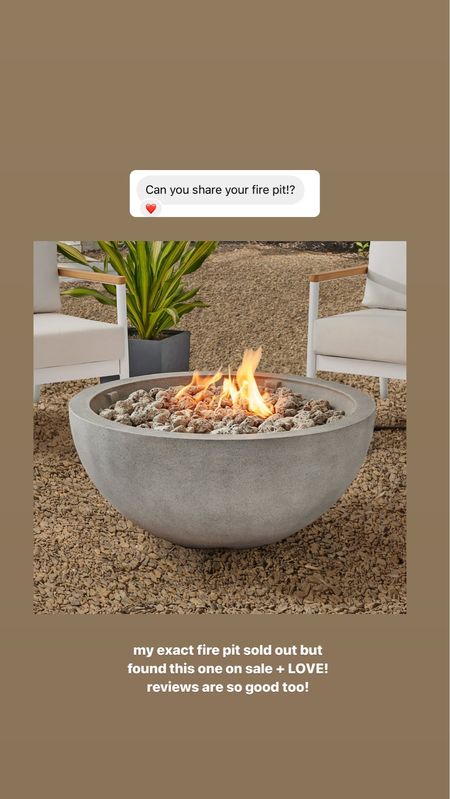 Loving this fire pit for summer! The propane is has a hideaway too which is so nice. Love a propane one esp when you have kids bc once they fall
Asleep you might not want to be up all night with a real fire so this is quick and easy! 

Outdoor home; fire pit; backyard, Walmart home 

#LTKSeasonal #LTKHome