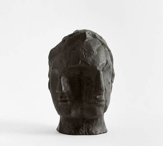 Bronze Two-Faced Sculpture | Pottery Barn (US)