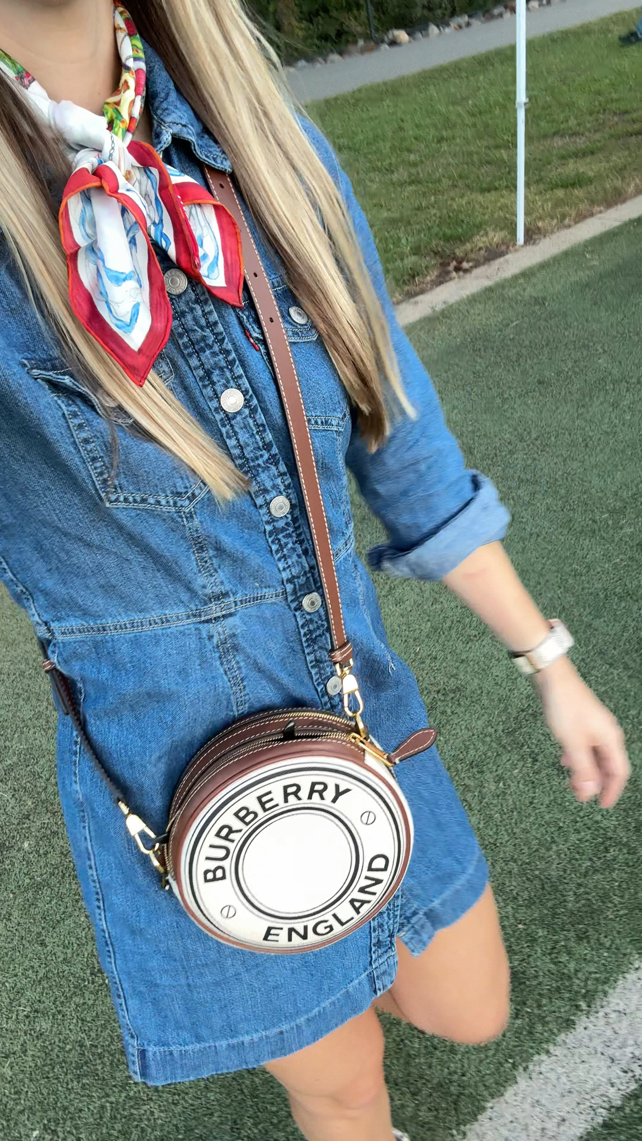 Dress was thrifted, but I found some super similar ones on Levi’s website!

Bag - no longer available 

Scarf - bought in Munich, Germany, linking similar 

#LTKFindsUnder100 #LTKVideo #LTKSeasonal