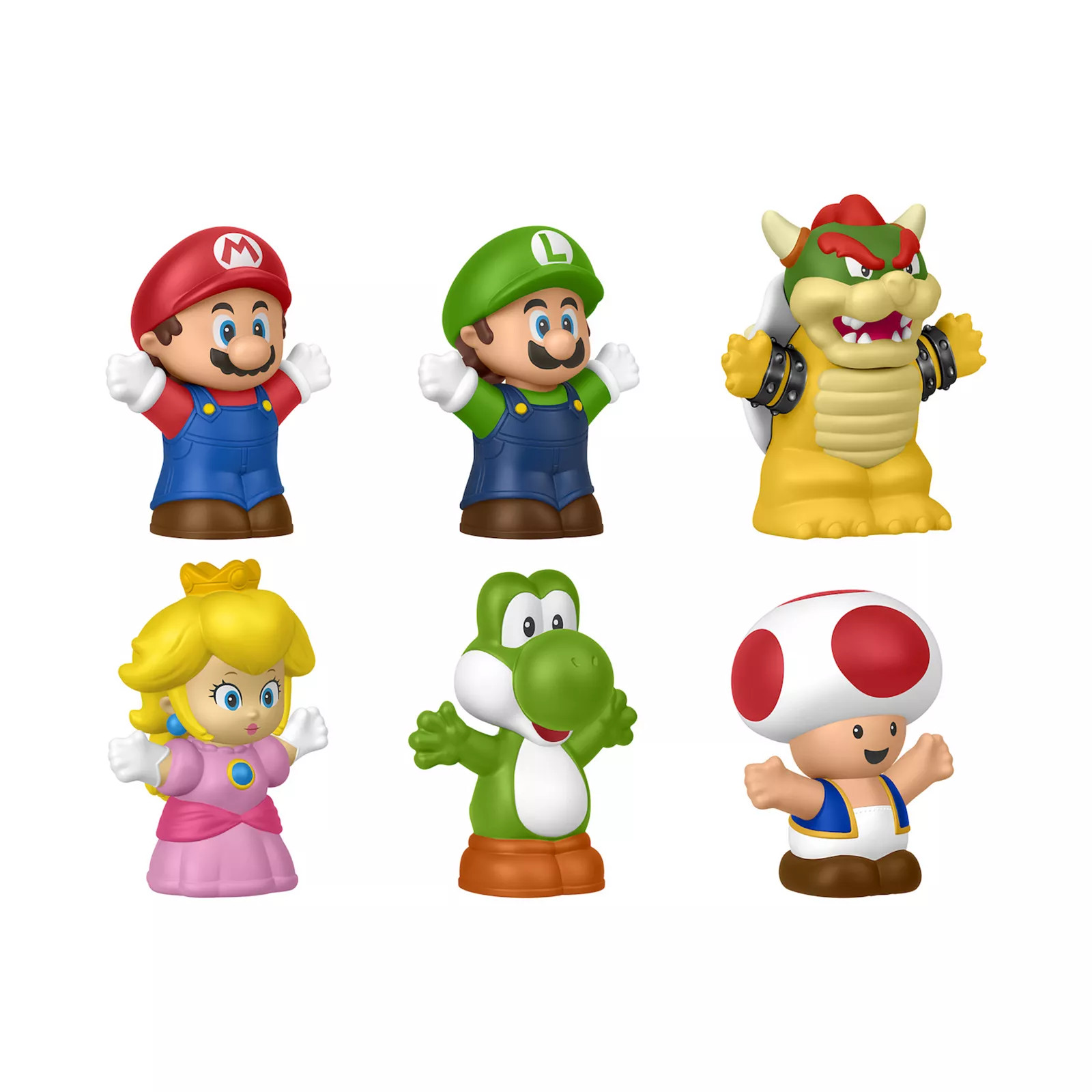Fisher-Price Little People Mario 6-Pack Action Figure Set, Multi | Kohl's
