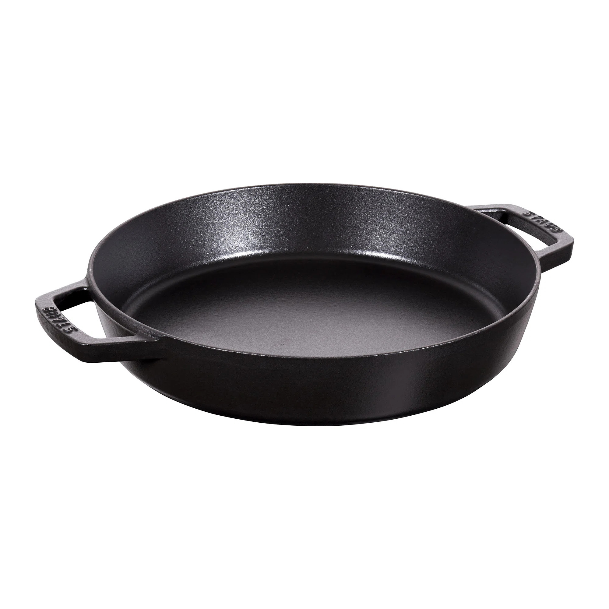 Staub 13-inch Non Stick Cast Iron Double Handle Specialty Pan | Perigold