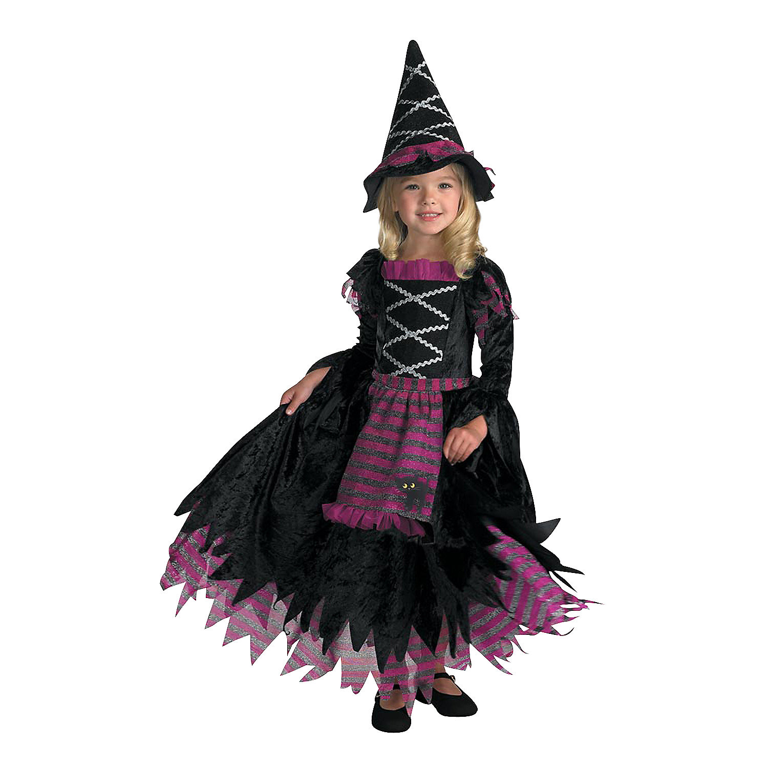 Disguise Toddler Girls' Deluxe Fairy Tale Witch Gown Costume - Size 3T-4T - Walmart.com | Walmart (US)