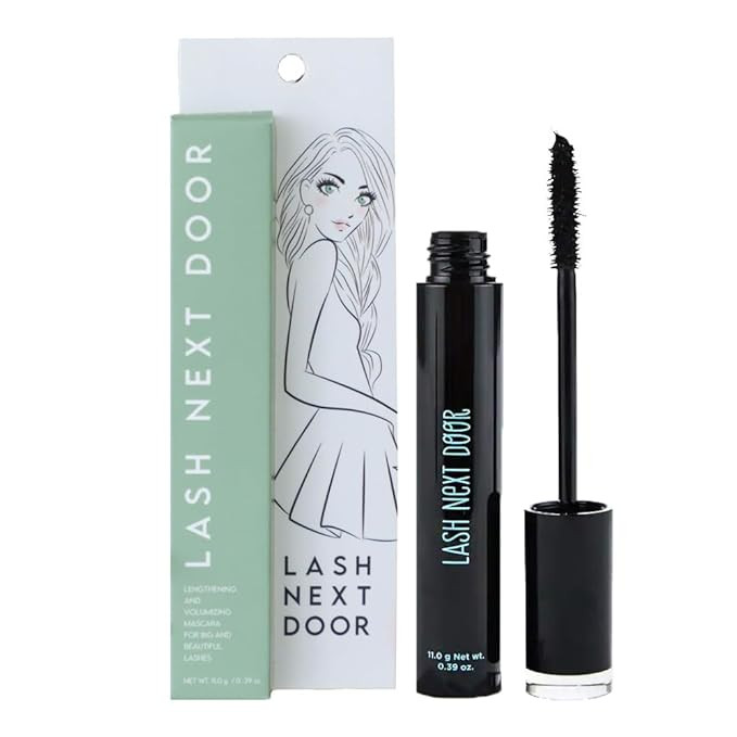 Lash Next Door Water Resistant Mascara Black Volume and Length - No Clump Volumizing Mascara for ... | Amazon (US)