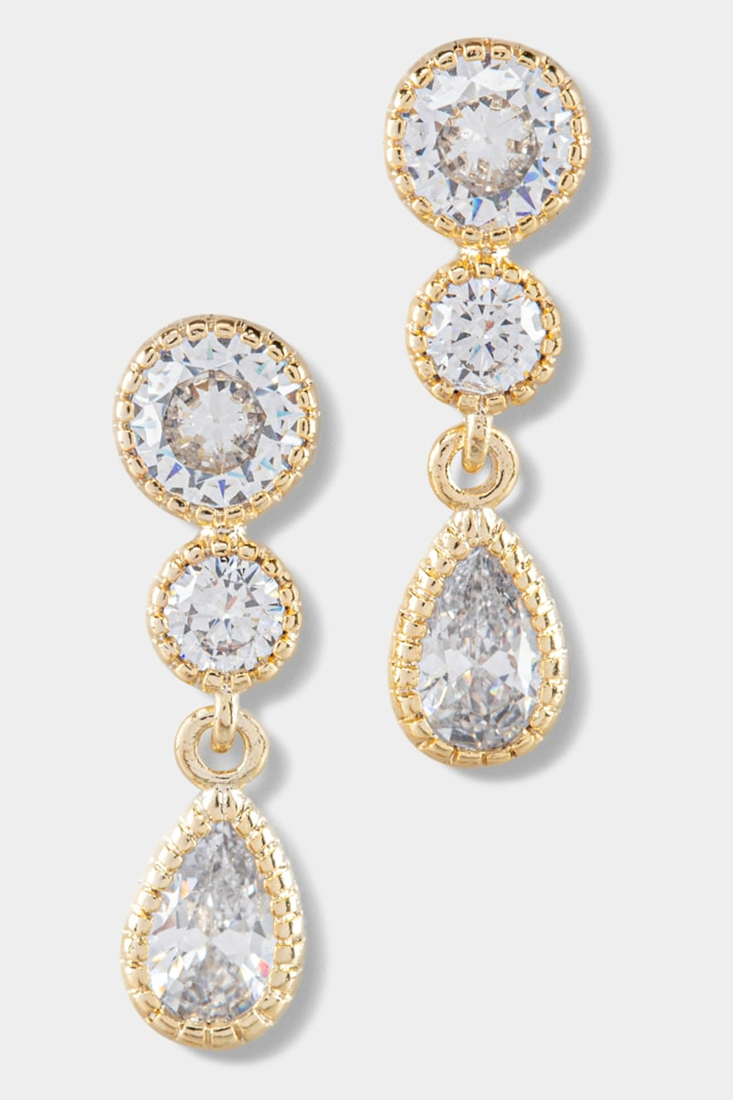 Renee CZ Teardrop Earrings | Francesca's