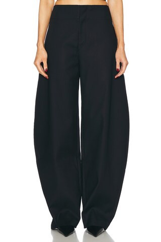EAVES Mai Sculptural Compact Suiting Pant in Black | FWRD 