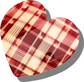 Solar Eclipse Plaid Heart Claw Clip | Nordstrom | Nordstrom