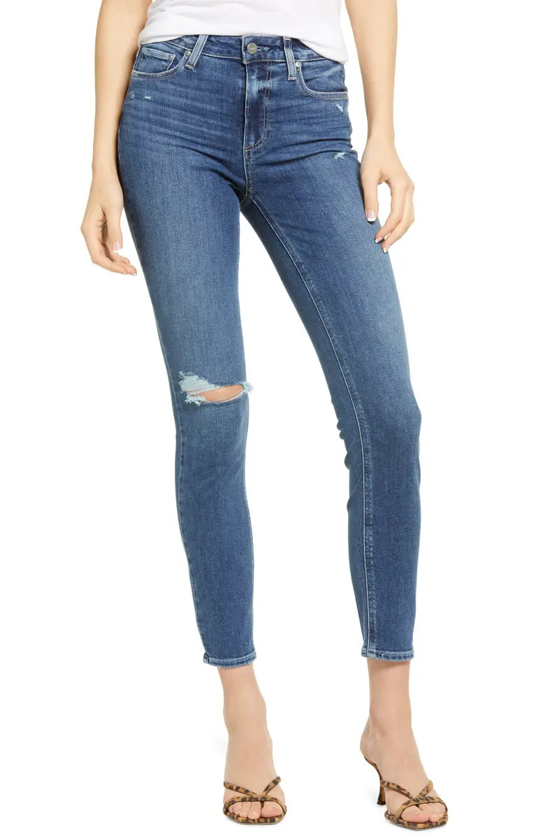 Hoxton Distressed Ankle Skinny Jeans | Nordstrom
