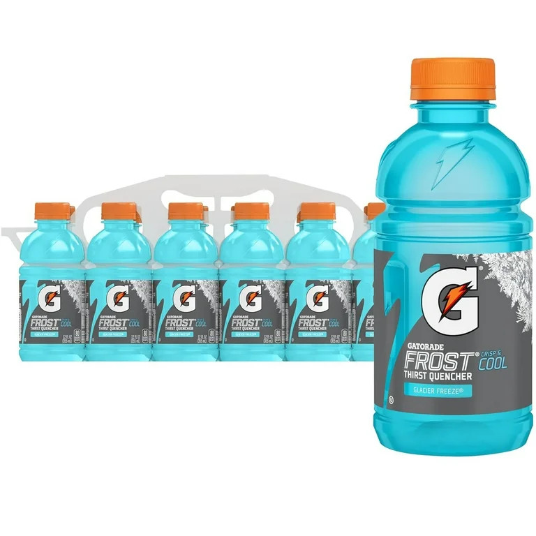 Gatorade Frost Thirst Quencher Glacier Freeze Sports Drinks, 12 fl oz, 12 Count Bottles - Walmart... | Walmart (US)
