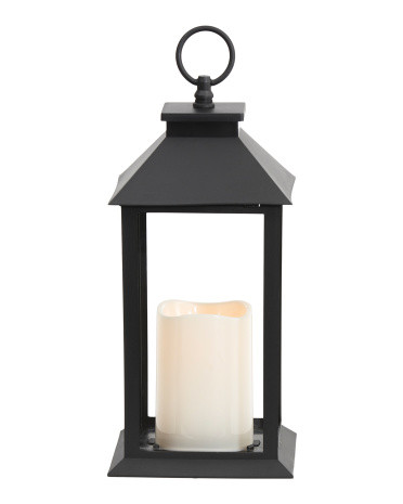 Outdoor Flickering Led Lantern | TJ Maxx