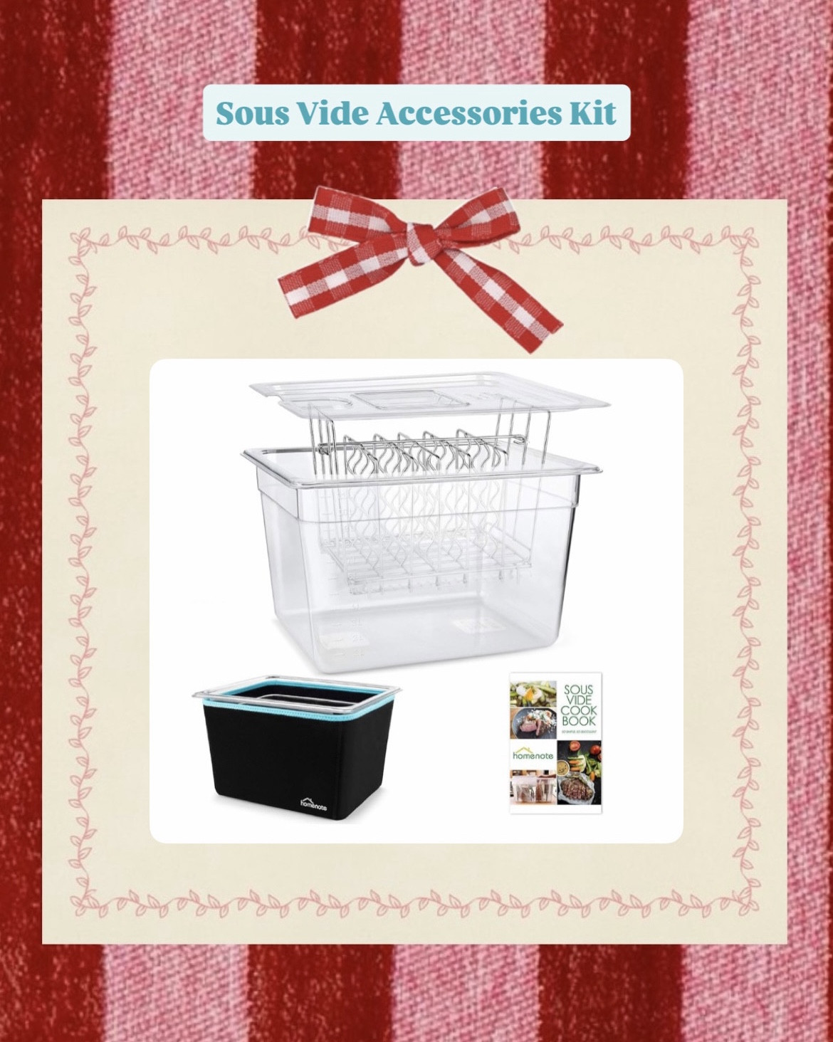 Complete the sous vide experience this Christmas 🎄🎁
Amazon - Essential sous vide accessories for perfectly sealed, perfectly cooked meals.

#LTKHoliday #LTKfoodie #LTKGiftGuide