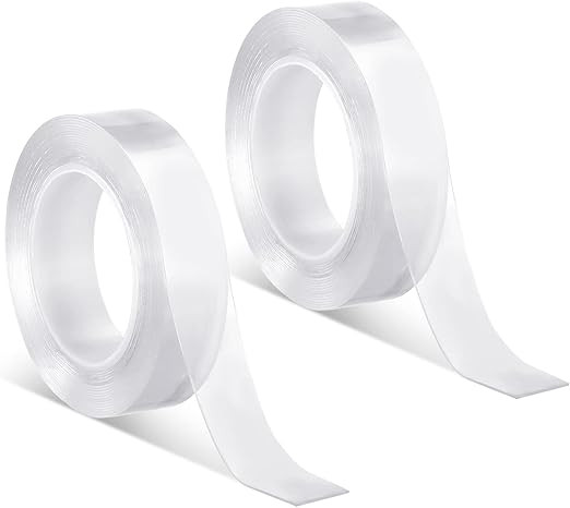 Curtain Glide Tape Curtain Slide Tape Drapery Ring Glide Tape 0.59 Inch x 9.84 ft Clear Shower Cu... | Amazon (US)