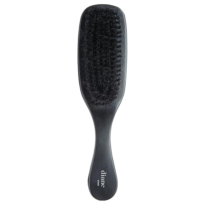 Diane Boar Curved Wave Brush for Men and Women - Black, Soft Bristles for Fine to Medium Hair - U... | Amazon (US)