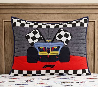 Formula 1\u00ae Patchwork Quilt & Shams | Pottery Barn Kids