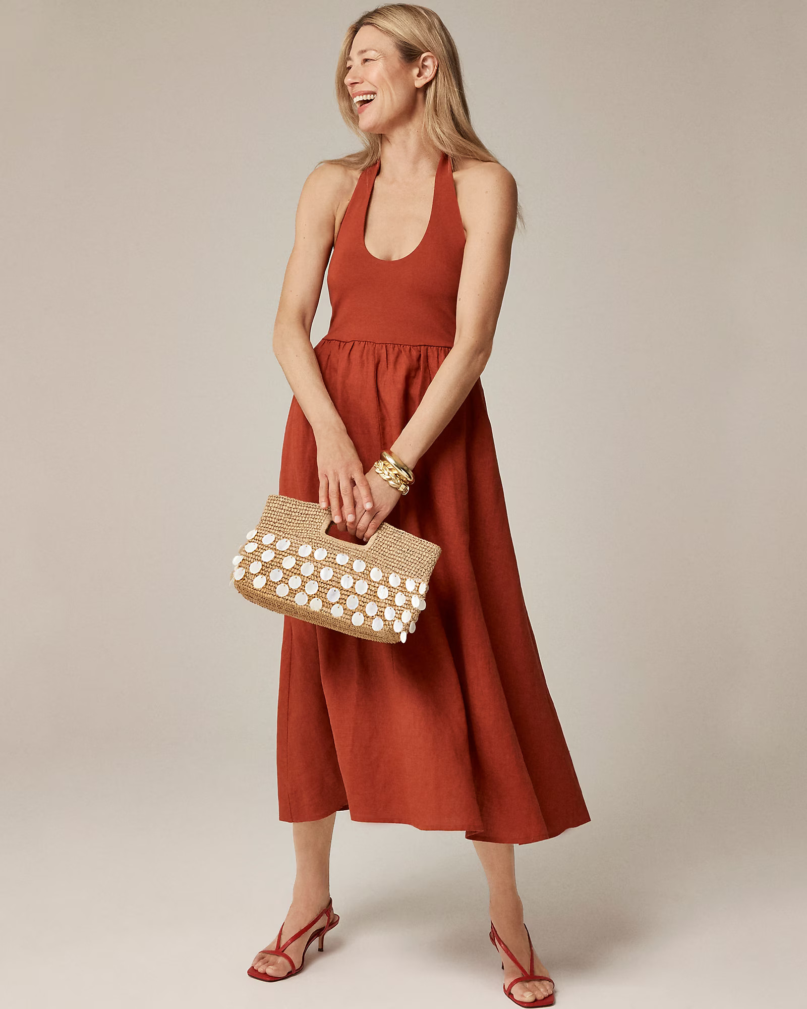 Halter mixy dress | J. Crew US