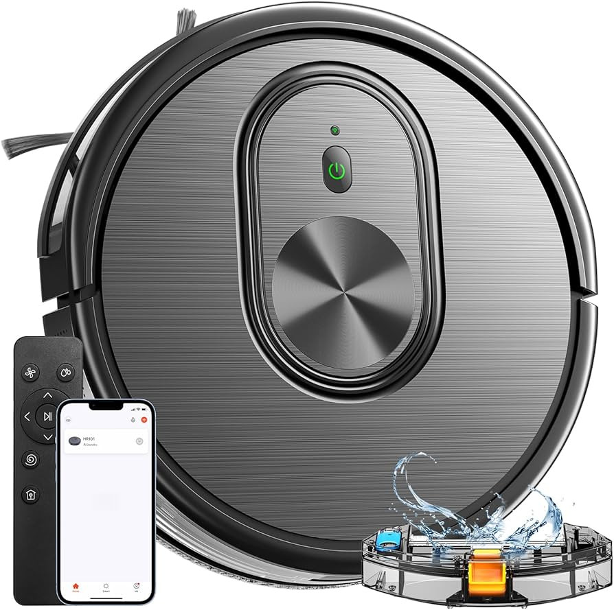 Robot Vacuum and Mop Combo, 3 in 1 Mopping Robotic Vacuum with Schedule, App/Bluetooth/Remote, Ma... | Amazon (US)