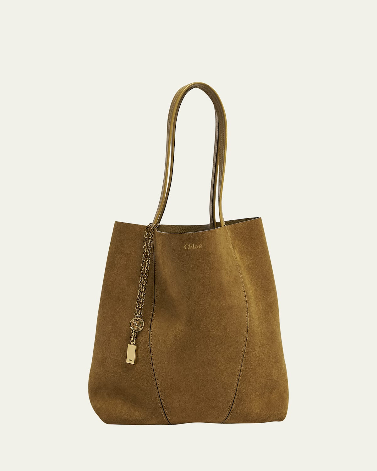 Spin Medium Tote Bag in Suede | Bergdorf Goodman