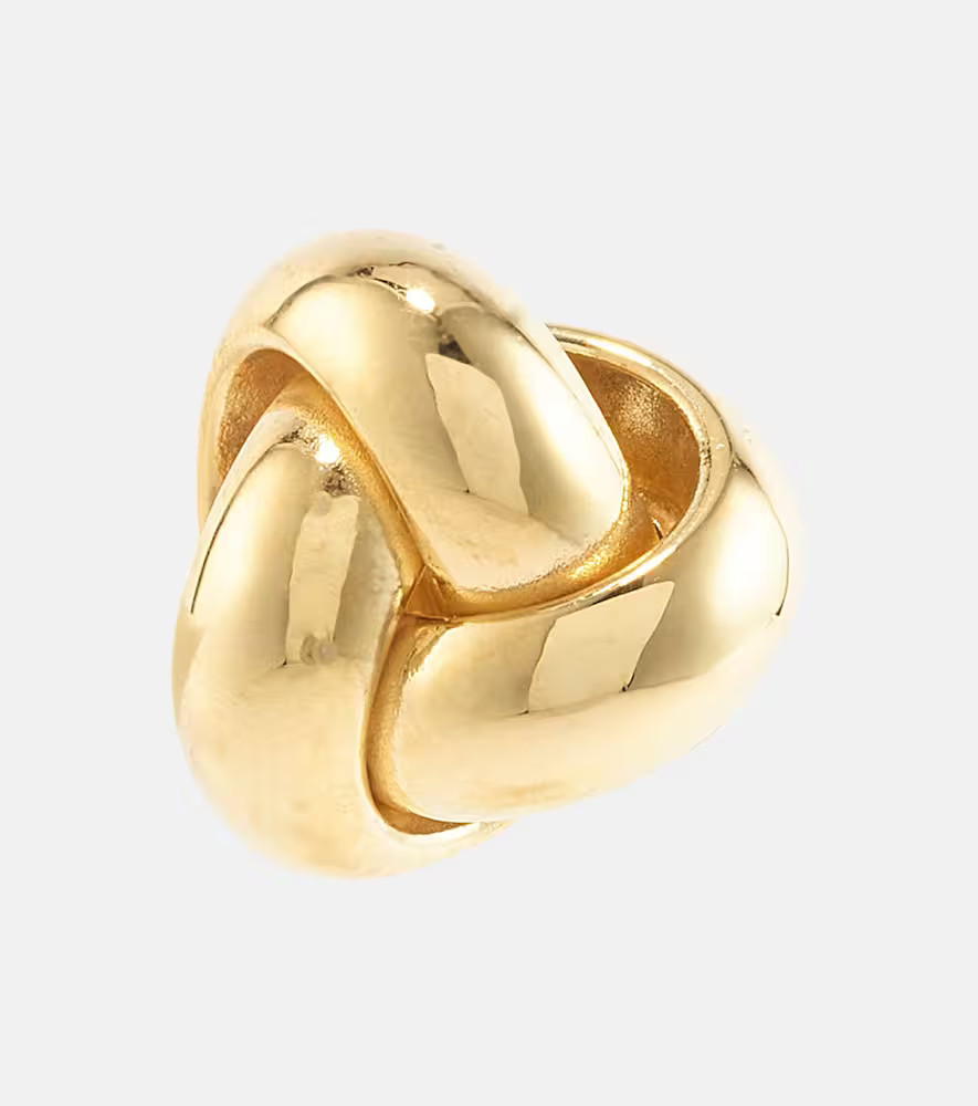 Stone and Strand Ohrringe Puffed Knot aus 14kt Gelbgold | Mytheresa (DACH)