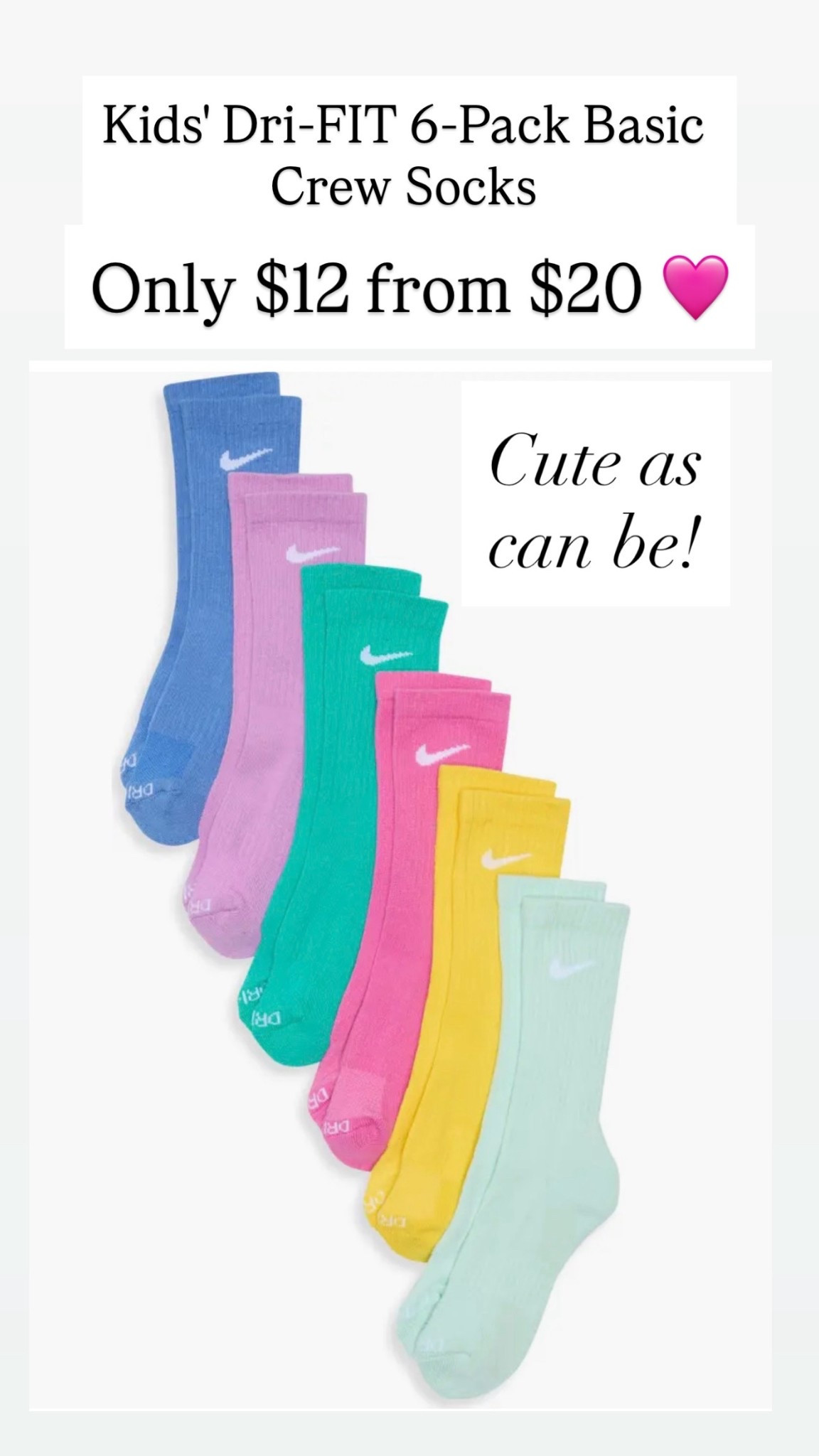 I’m always on the hunt for Nike sock sales! My daughter loves them!

#LTKSaleAlert #LTKKids