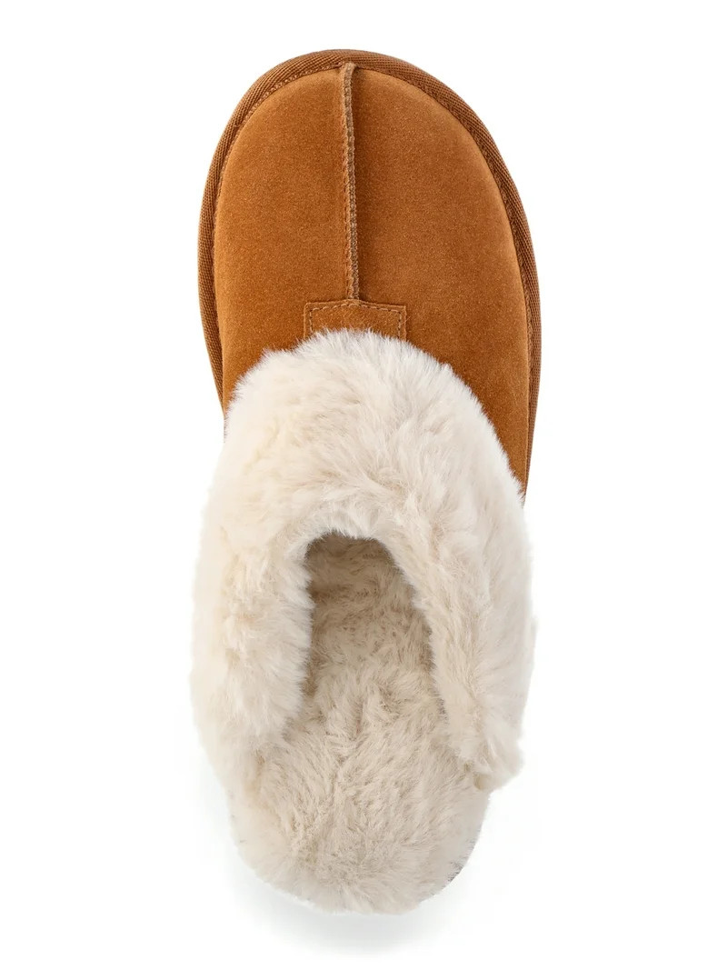 Joyspun Women's Suede Clog Slippers | Walmart (US)