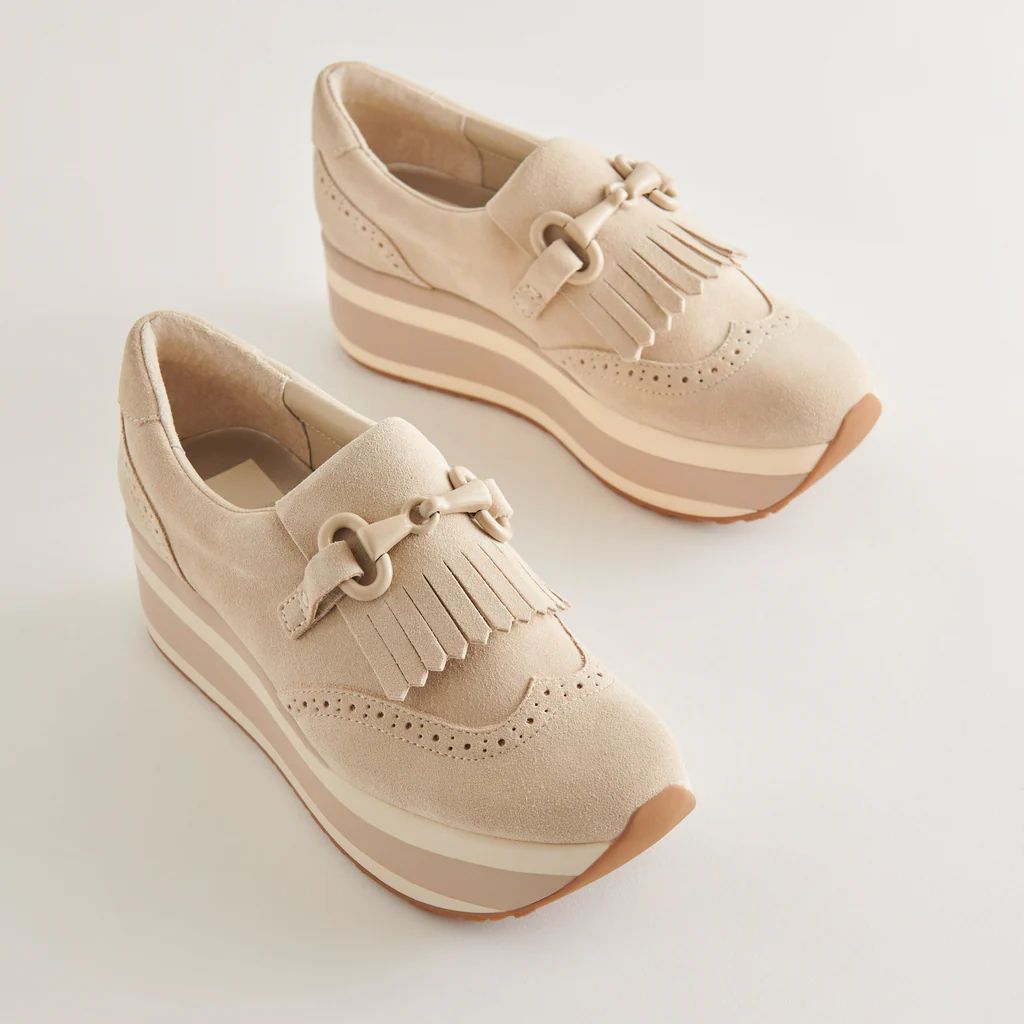 JHAX SNEAKERS ALMOND SUEDE | DolceVita.com