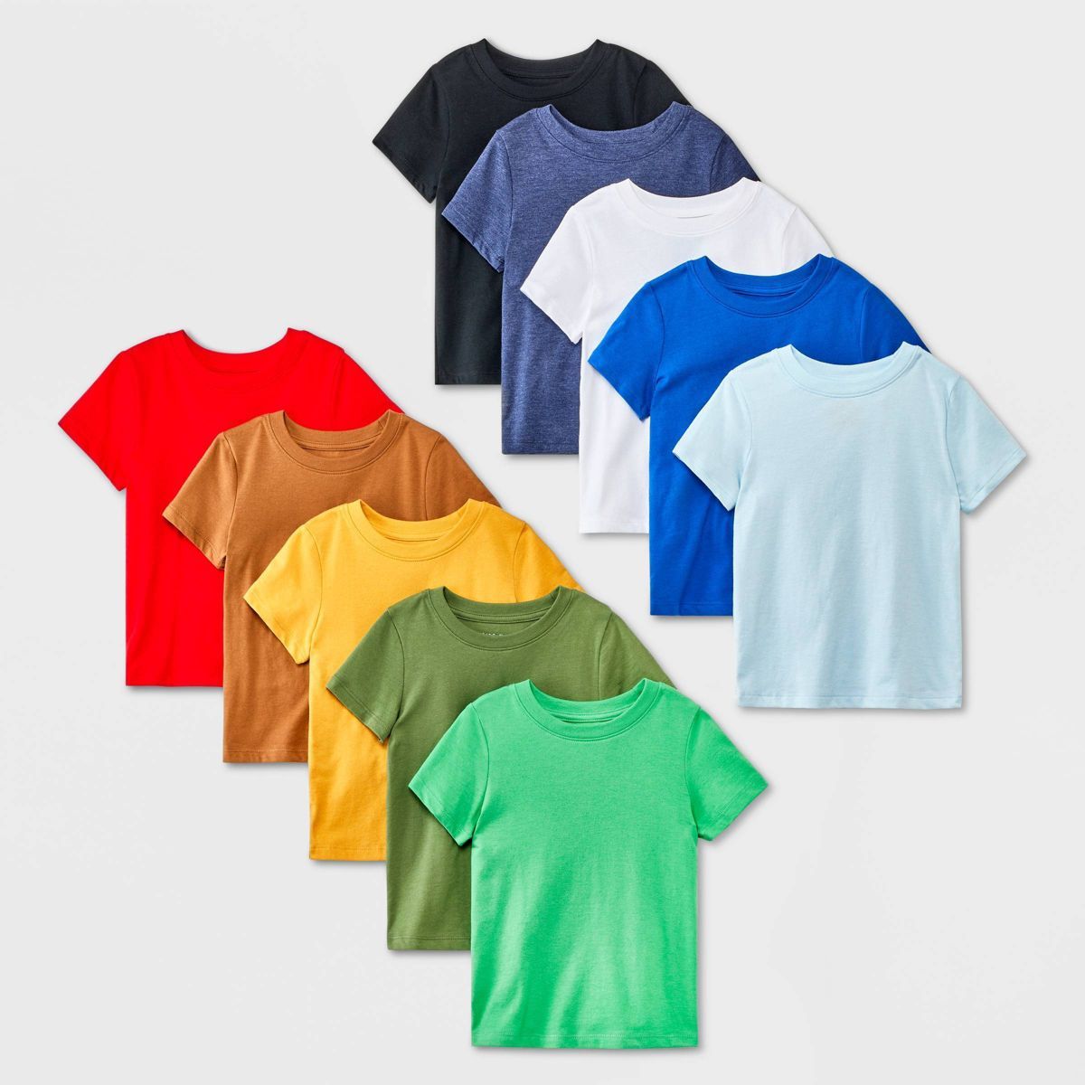 Toddler Boys' 10pk Short Sleeve Graphic T-Shirt - Cat & Jack™ | Target