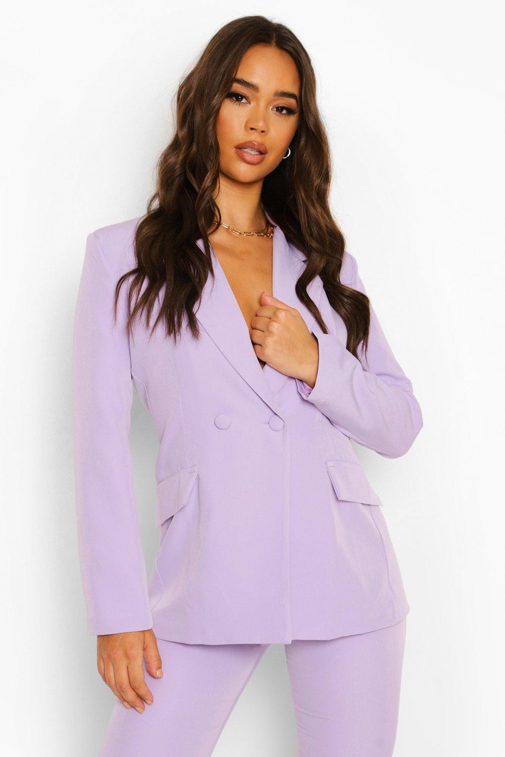 Plunge Tailored Fitted Blazer | Boohoo.com (US & CA)