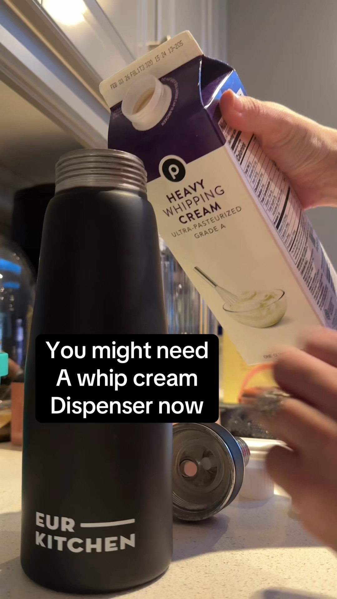 
I use this more than you would think! 
My fav for my lattes in the morning. 
Caution, when you start making this at home your dogs will come running!!🤣

** any brand nitrogen charger will work. 
I am using the same brand as my can but they are out of stock. 
