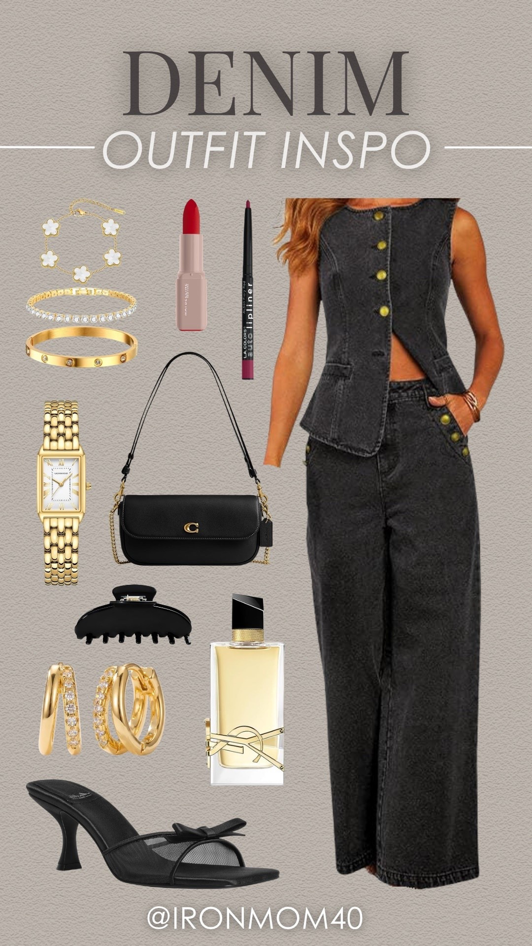 Elevate your style with a trendy denim outfit inspo. A classy and sleek look! 

#LTKgrwm #LTKMidsize #LTKootd