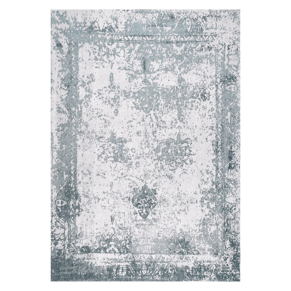 Blue Solid Loomed Area Rug 4'X6' - nuLOOM, Adult Unisex, Size: 4' x 6', Grey Blue | Target
