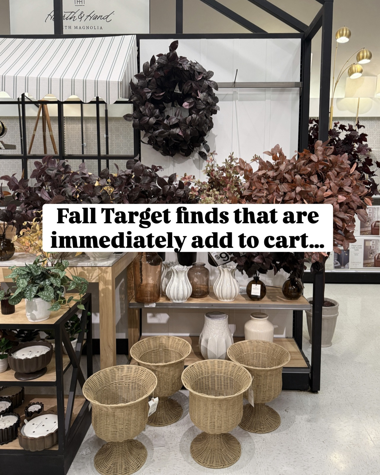 New fall at Target! 😍 
Love these new fall goodies so much! The prettiest home decor AND pajamas/accessories. The $15 makeup pouch and sneakers are 👌

Follow @frengpartyof6 for more home finds!

#target #targethome #targetsale #boujeeonabudget #affordabledecor #neutralhome #ltkfindsunder100 #ltkhome 

#LTKFindsUnder50 #LTKHome #LTKSeasonal