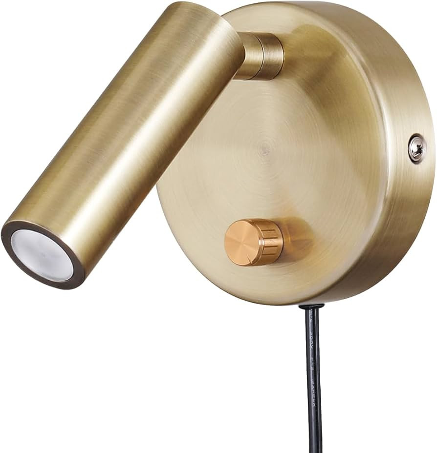 Surface Wall Mounted Reading Light Sconces Lamp Physical Knob Dimmer Switch LED 5W Warm White 300... | Amazon (US)