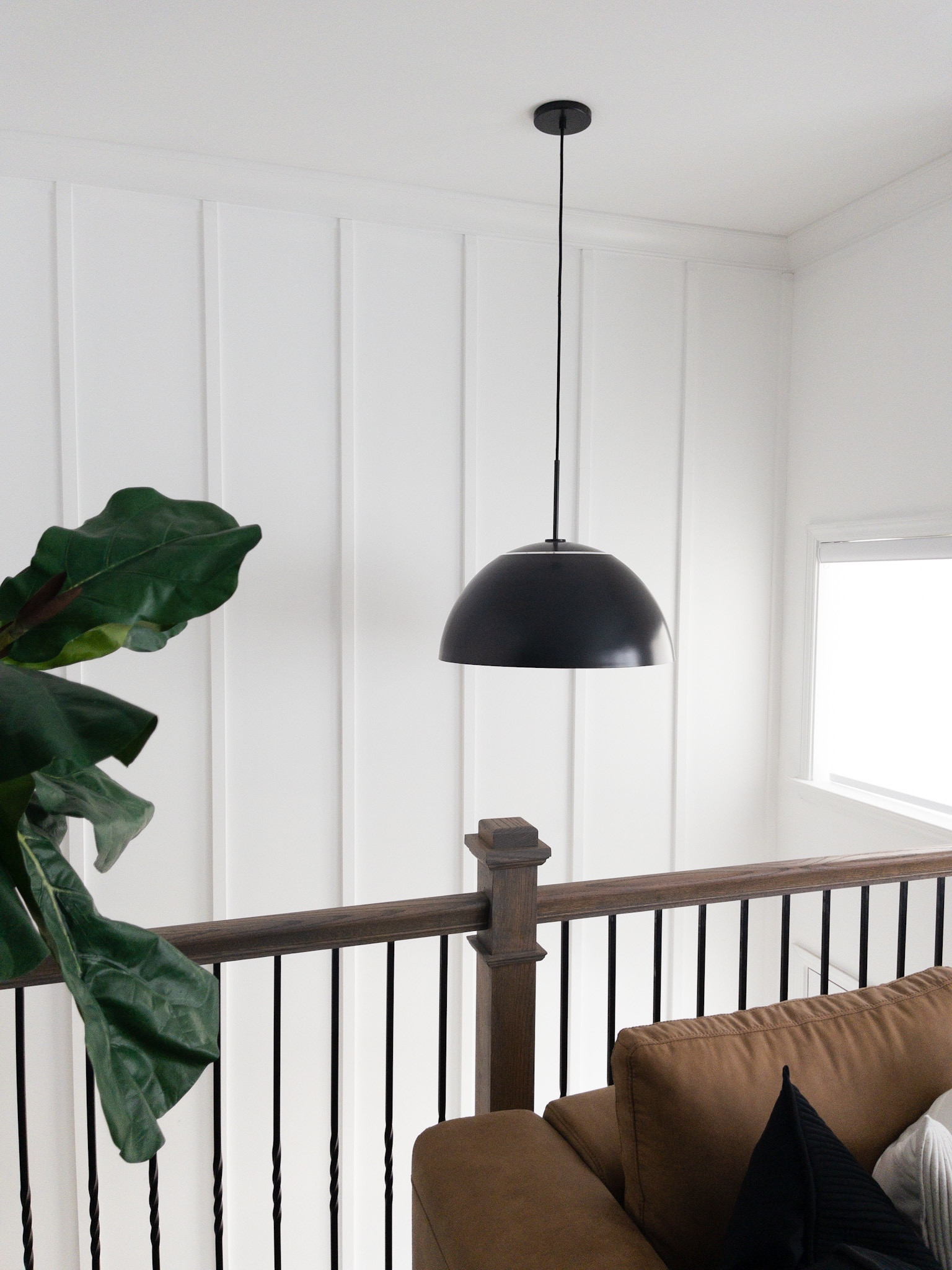 Metal shade. Adjustable hanging height.
Pendant light. Black pendant light. Hallway pendant lights. Entry way decor. Pendant Lights. Entryway design.


#LTKhome #LTKfamily