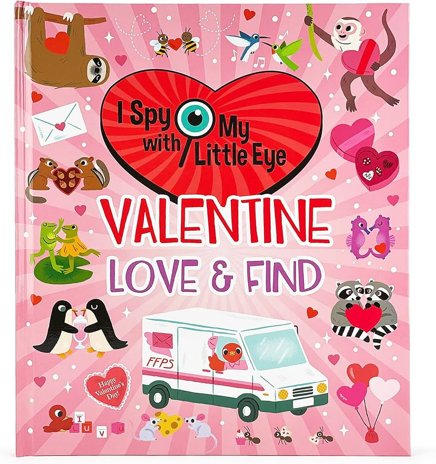 Valentine Love & Find - I Spy With My Little Eye Kids Search, Find, and Seek Activity Book, Ages ... | Amazon (US)