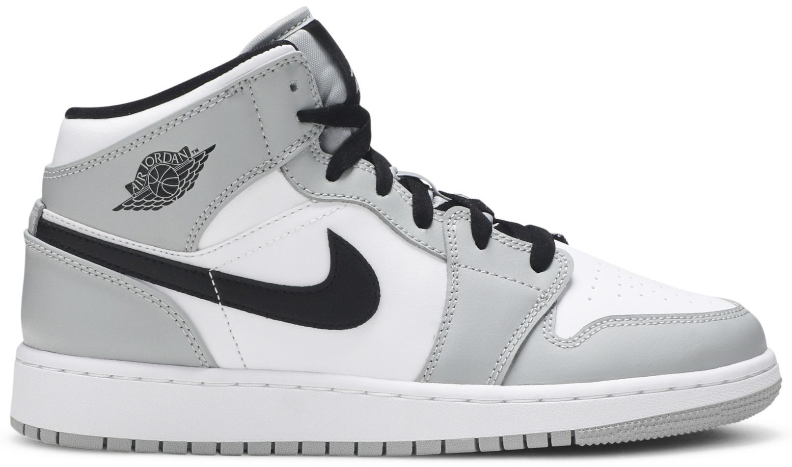 Air Jordan 1 Mid GS 'Light Smoke Grey' | GOAT