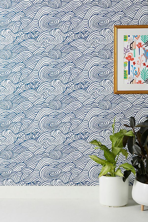 Mare Wave Wallpaper | Anthropologie (US)